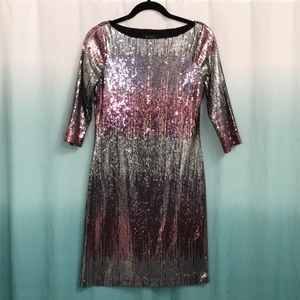 Karen Kane-size S, multicolored, sequin dress